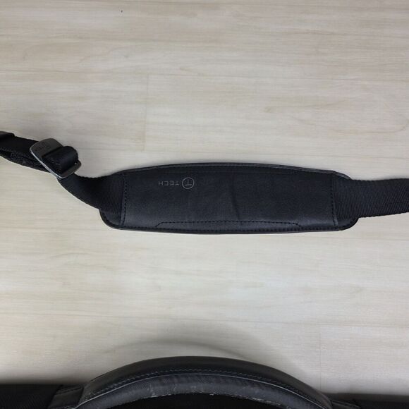 TUMI T-Tech Laptop Flap Brief Messenger Bag Briefcase Crossbody 058627D Black‎ - Picture 5 of 13